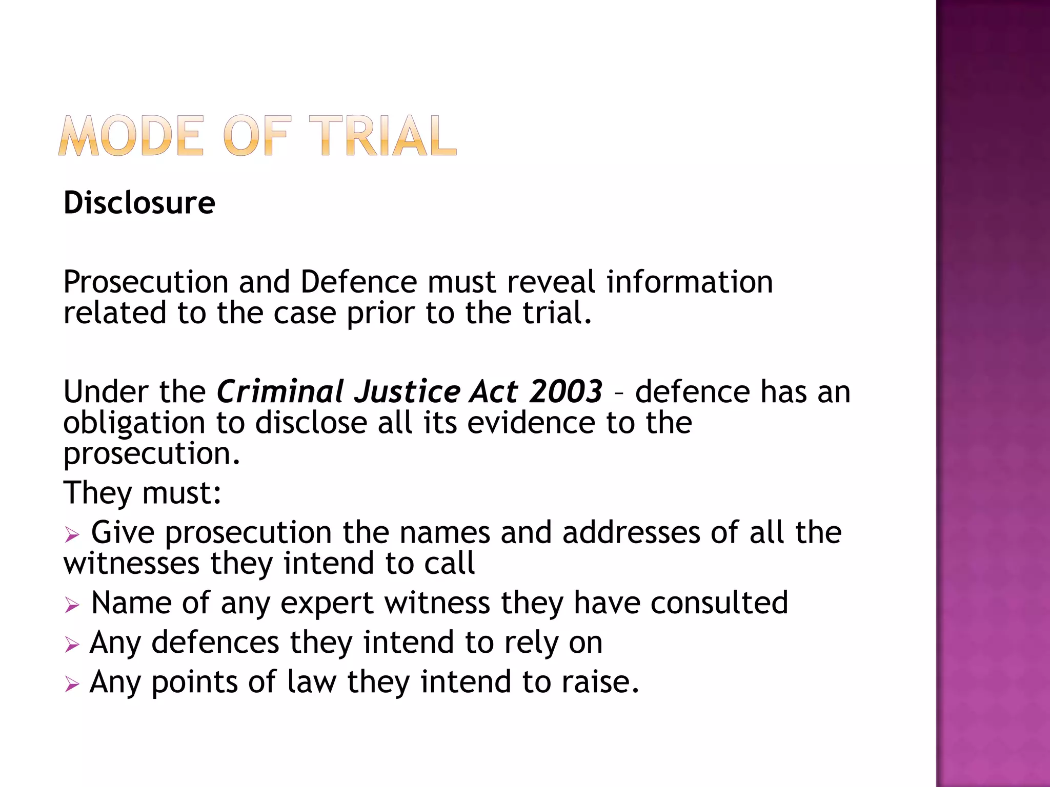  facts admitted by both sides