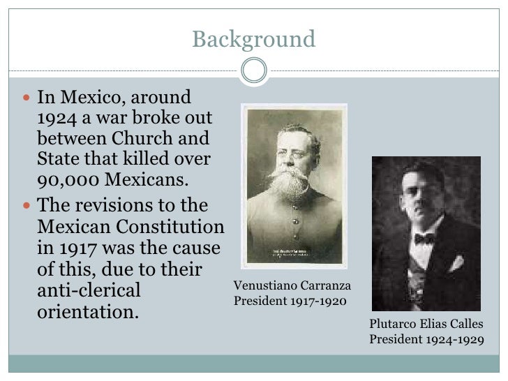 the cristero war cristero war