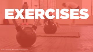 EXERCISES
”Exercise Room" by PxHere is licensed under CC0
 