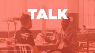 TALK
”Men Having Conversation" by nappy is licensed under CC0
 