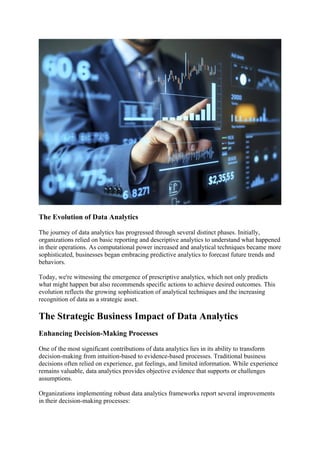 The Critical Importance of Data Analytics in Modern Business Decision ...