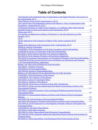 The Critique Of Pure Reason | PDF
