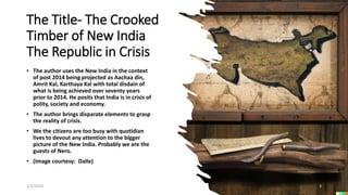 The Crooked Timber of New India [Autosaved].pptx