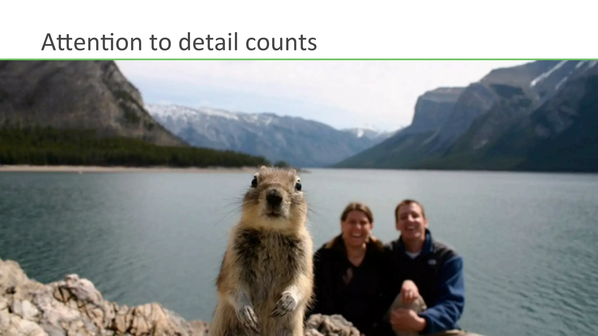 A>enHon	
  to	
  detail	
  counts	
  
 