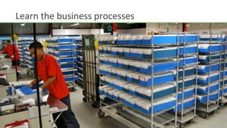 Learn	
  the	
  business	
  processes	
  
 