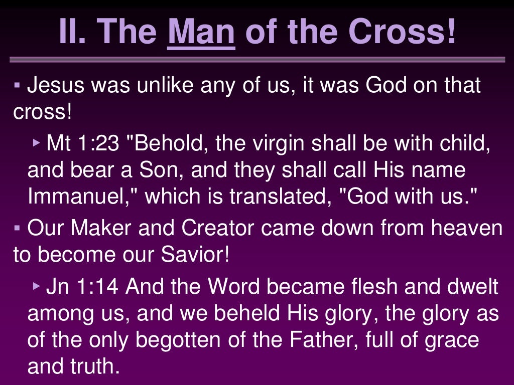 The Cross of Christ!