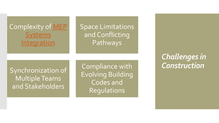 The Cruciality of MEP Coordination for Seamless Construction | PPTX