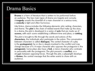 Drama Basics 