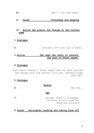 Nuke Wars Script The Cruel War script | DOCX