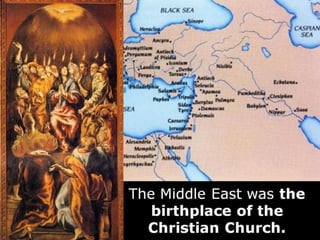 It was the Christians who had been
conquered and oppressed by the
Seljuk Turks. So many of the towns in
the Middle East we...
