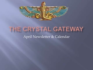 April Newsletter & Calendar
 