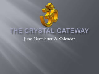 June Newsletter & Calendar
 
