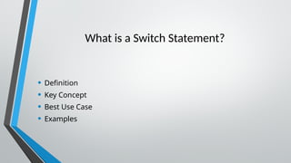 Mastering the C++ Switch Statement: Syntax, Logic, and Best Practices ...