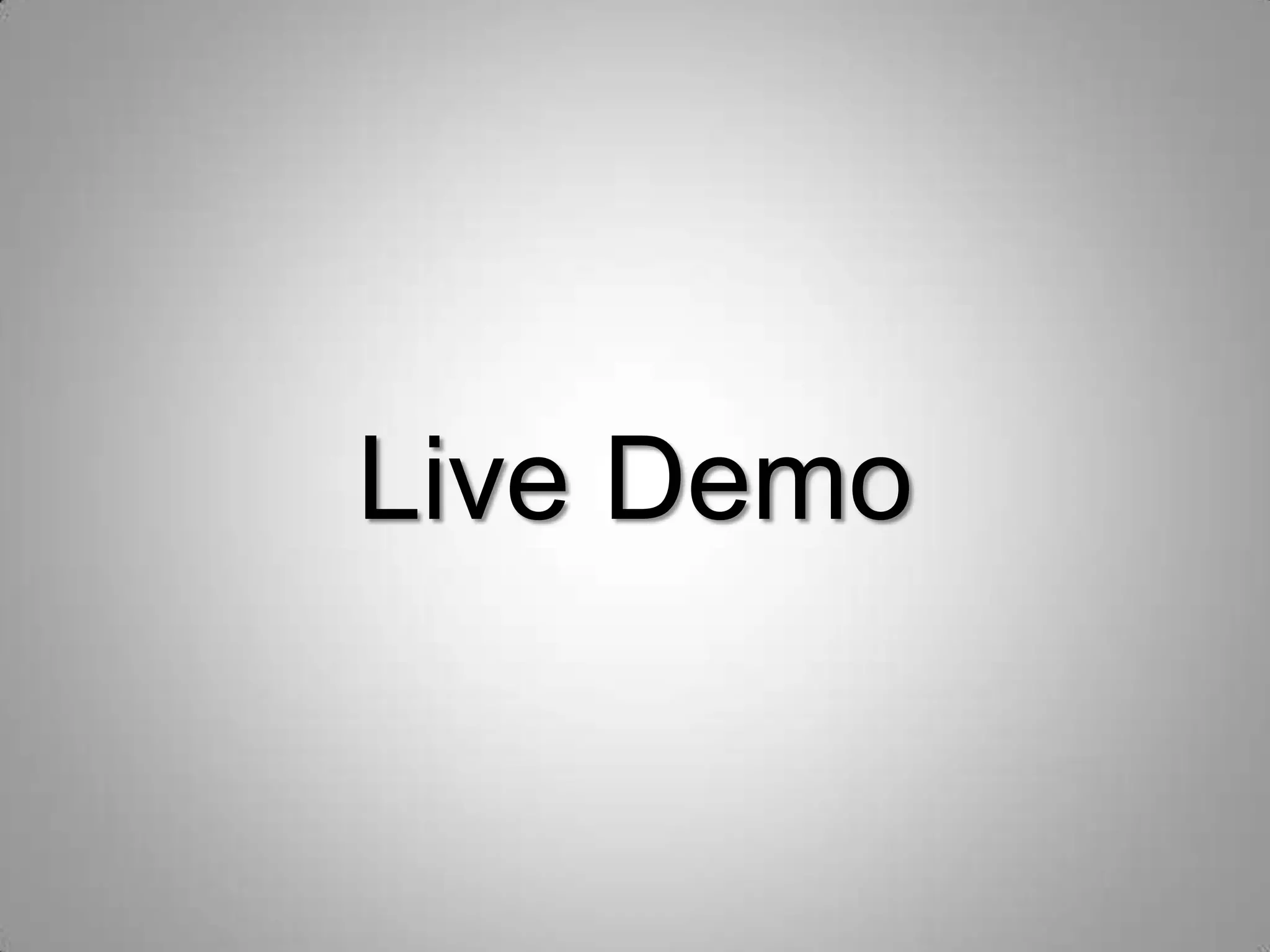 Live Demo