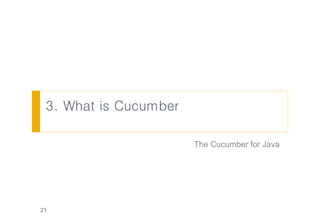 The Cucumber for Java | PPTX