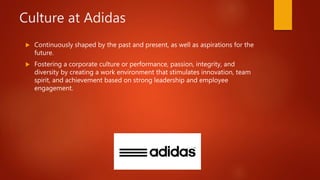 adidas corporate culture
