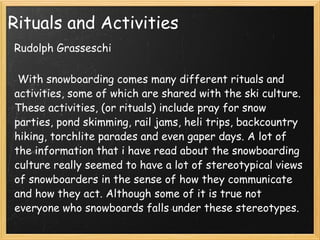 The culture of_snowboarding | PPT