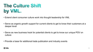 The Culture Shift By VML describes the meta shifts evolving U.S ...