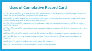 The cumulative record | PPTX