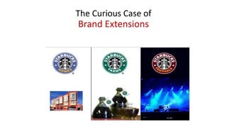 The Curious Case of
Brand Extensions
 