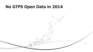 The current situation of open public transportation data in Japan | PDF