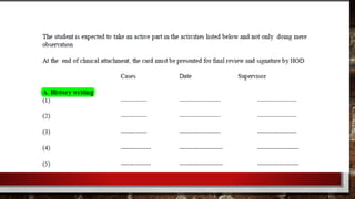 The curriculum in paediatrics