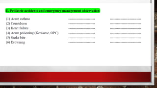 The curriculum in paediatrics