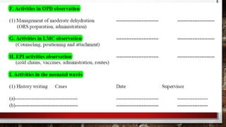The curriculum in paediatrics