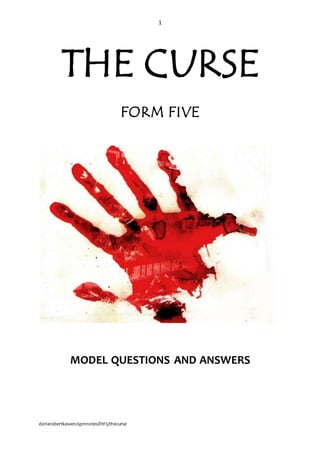 The Curse - Model Questions and Answers (SPM) | DOCX