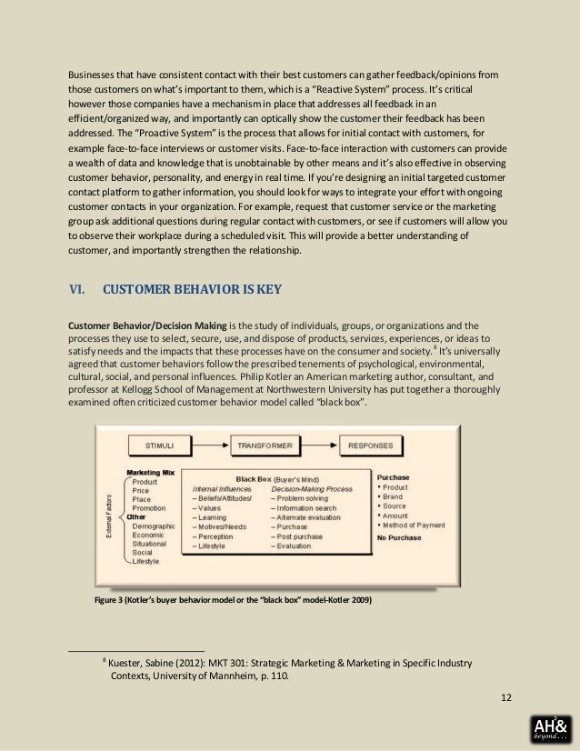 THE CUSTOMER STRATEGY