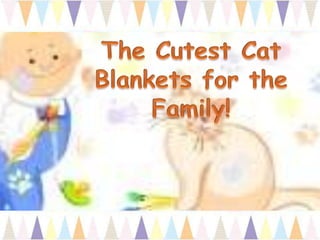 The cutest cat blankets for the family