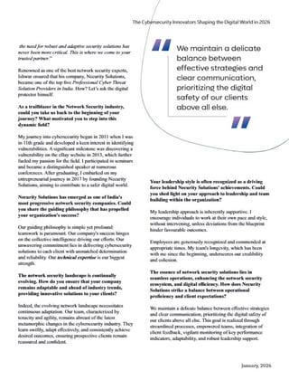 The Cybersecurity Innovators Shaping the Digital World in 2026 | PDF