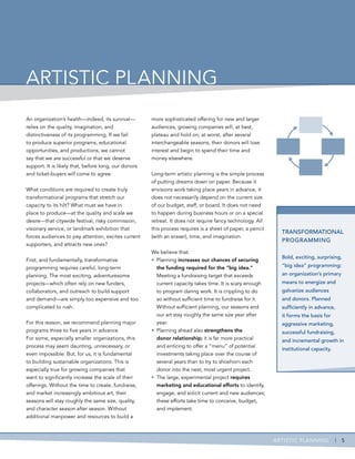 The Cycle Planning for Success in the Arts | PDF