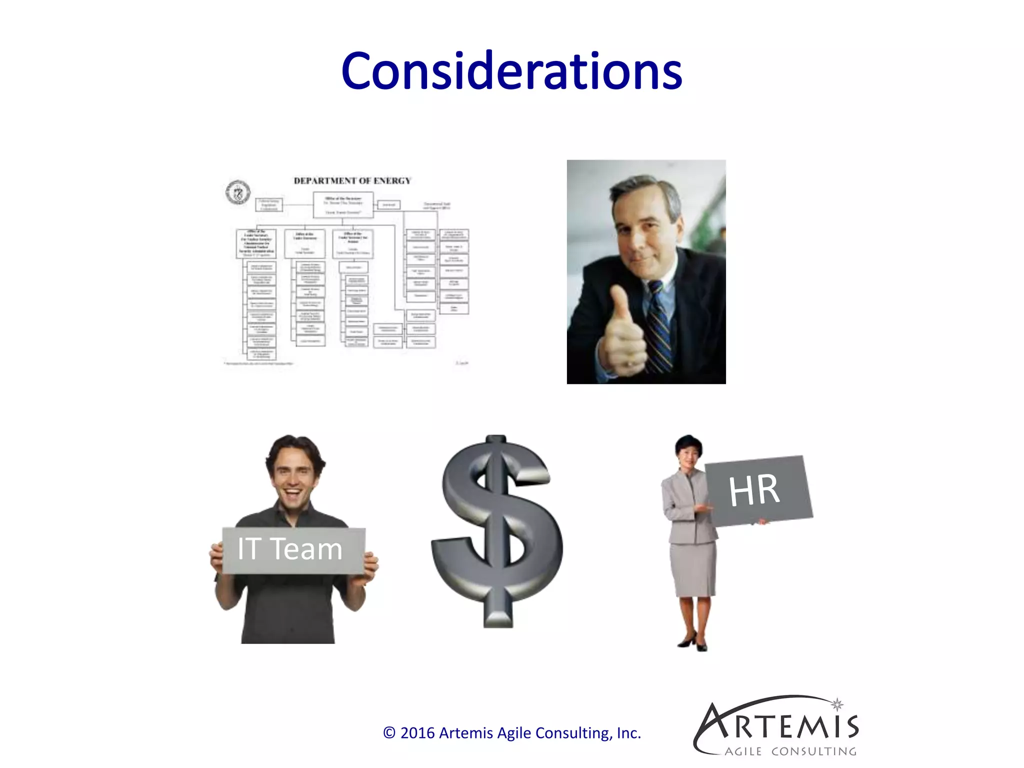 © 2016 Artemis Agile Consulting, Inc.
IT Team
 