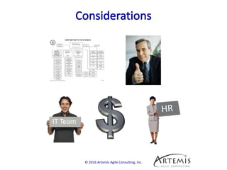 © 2016 Artemis Agile Consulting, Inc.
IT Team
 