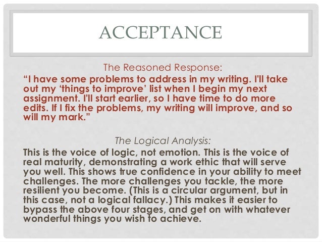 The DABDA Stages of Assessment Grief
