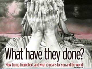 • This edition was
published on the 10th
November 2016
following the
unprecedented high
profile American
election campaign
which was eventually
won by Republican
Donald Trump, a 70
year old billionaire
famous for appearing
on reality TV show The
Apprentice USA.
 