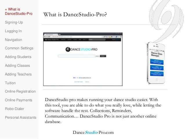 the dance studio pro software getting started guide dance studio pro