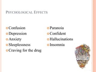 The dangerous effects of ecstasy | PPTX
