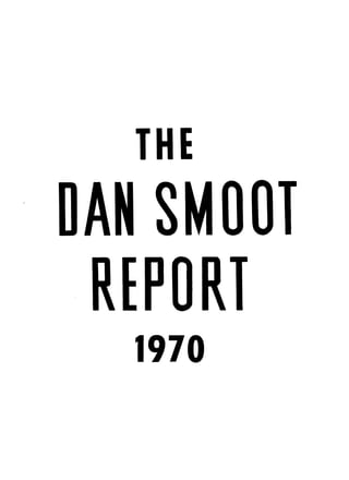 I
THE
AN SMOOT
REPORT
1970
 