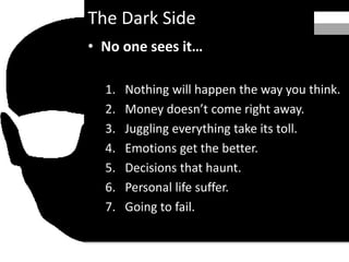 The dark, bright and grey for graduating students | PPSX