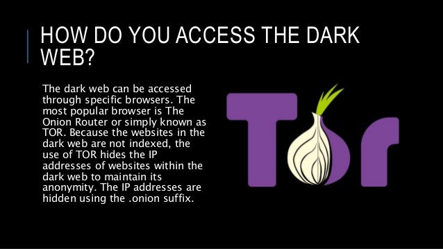 Dark web directory