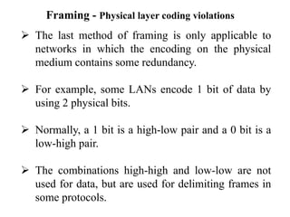 Lecture Notes Unit III The DataLink Layer | PDF
