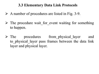 Lecture Notes Unit III The DataLink Layer | PDF