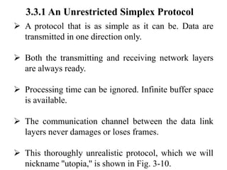 Lecture Notes Unit III The DataLink Layer | PDF