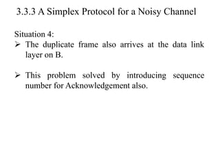 Lecture Notes Unit III The DataLink Layer | PDF