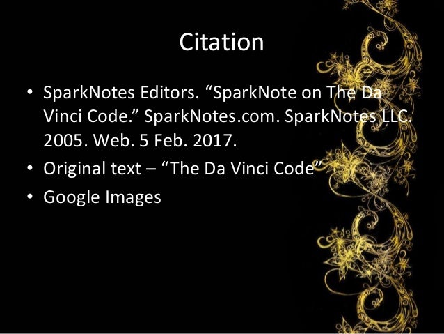 the da vinci code sparknotes the da vinci code sparknotes