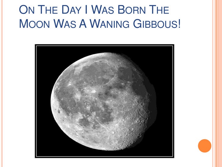 The Day you were born