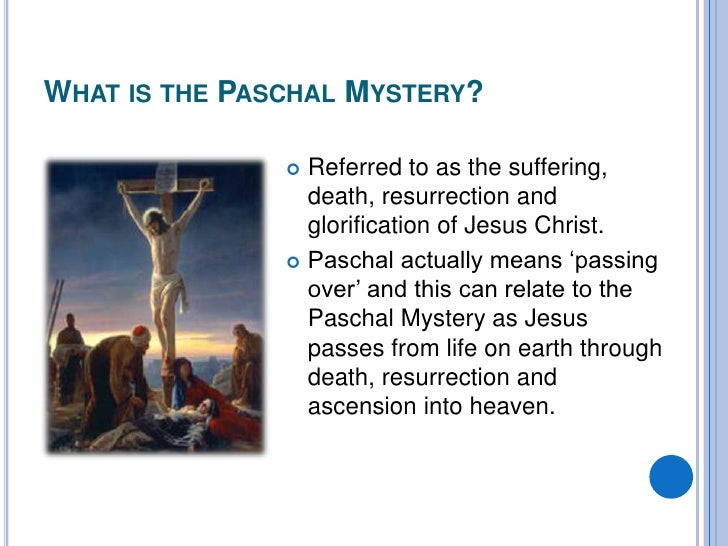 The death and resurrection of Jesus Christ