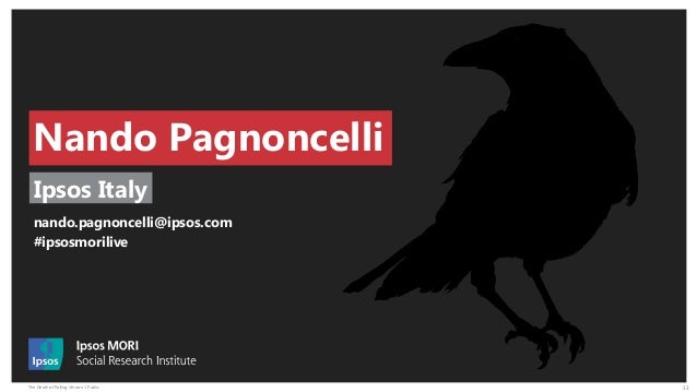 34 © 2015 Ipsos.
THE PREDOMINANCE OF COMPLEXITY
THE ELECTORAL SCENARIO IN ITALY - 2013
169 parties and
movements
2
 
